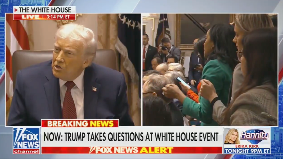 President Donald Trump slams ABC News' Rachel Scott as "the most obnoxious reporter" (Credit: Fox News)